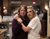 Stacey Moeller and her daughter Kelci Luken at the Gillette Brewing Company. (Photo: Evan Simon, ABC News)