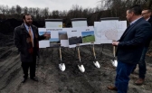 State Rep Aaron Kaufer speaks Tuesday about a reclaimation project in Swoyersville.