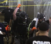 A team finished its run during the 49th Annual Southern Regional Mine Rescue Contest.