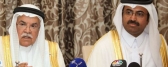 Saudi Arabia's Oil Minister Ali al-Naimi and Qatar's Energy Minister Mohammad bin Saleh al-Sada. (Photo:Naseem Zeitoon, Reuters)