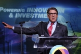 U.S. Energy Secretary Rick Perry speaks at an energy summit hosted by Utah Gov. Gary Herbert.