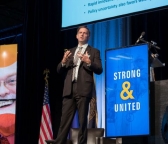 Julio Friedmann, principal deputy secretary for the office of fossil energy spoke at Basin Electric Power Coop annual meeting.