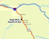 The Eagle Mine Superfund Cleanup site is an expansive area, located south of Minturn in eastern Eagle County.
