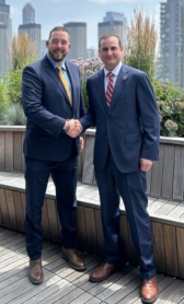 FESI CEO Rick Stockburger, DOE CCO, Director of Office of Technology Commercialization Anthony Pugliese