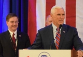 Republican Vice Presidental Nominee, Mike Pence. (photo: Justin Dennis, Starbeacon.com)