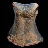 A toe bone of Fostoria perserved in opal. (photo: Robert A. Smith, Australian Opal Center)