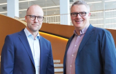 Kjetel Digre, CEO, Aker Solutions (left), Roddy Macpherson, SVP of Entr, Aker Solutions