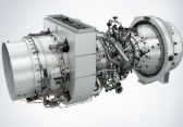 A rendering of a Siemens Industrial Trent 60 gas turbine.