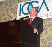 Steve Winberg, the U. S. Department of Energy's assistant secretary for fossil fuels, speaks during IOGA's annual Summer Meeting