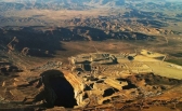 Aerial view of the abandoned Anaconda Copper Mine near Yerington.