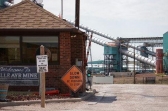 The entrance to the Belle Ayr Mine south of Gillette, Wyoming.