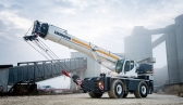 The Liebherr rough-terrain crane LRT 1090-2.1 is designed for high capacity and safety.